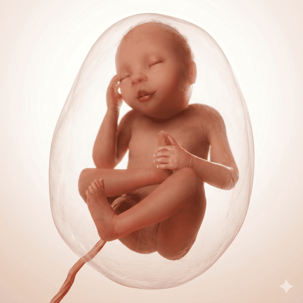 Entwicklung des Babys in Schwangerschaftswoche 24 — etwa so groß wie ein Maiskolben