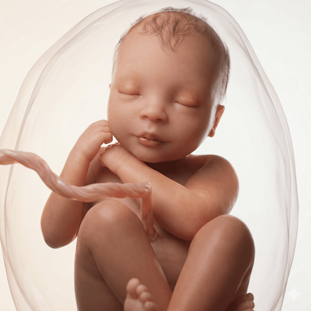 Entwicklung des Babys in Schwangerschaftswoche 31 — etwa so groß wie eine Kokosnuss
