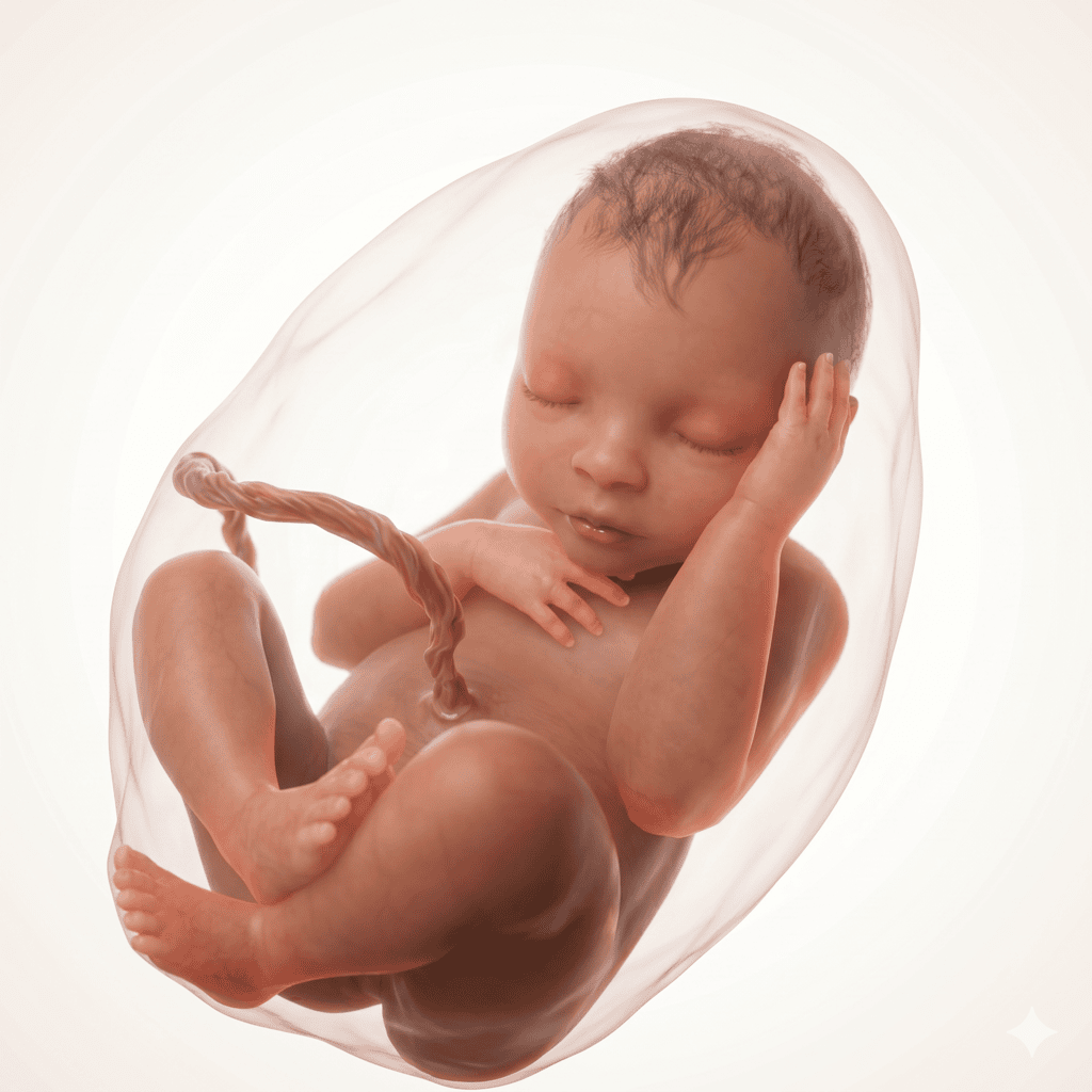 SSW 33 — das Baby hat einen klaren Schlaf-wach-Rhythmus