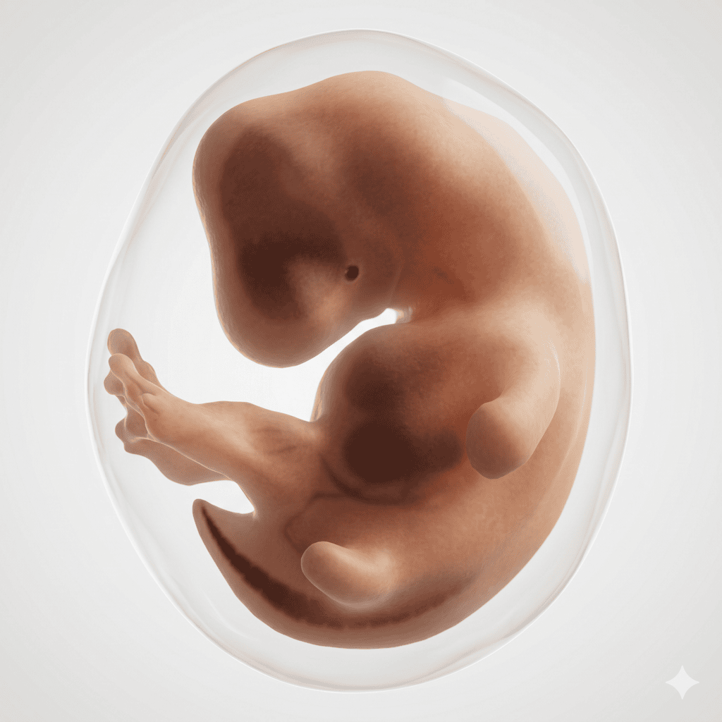 SSW 7 — schnelles Gehirnwachstum beim Embryo